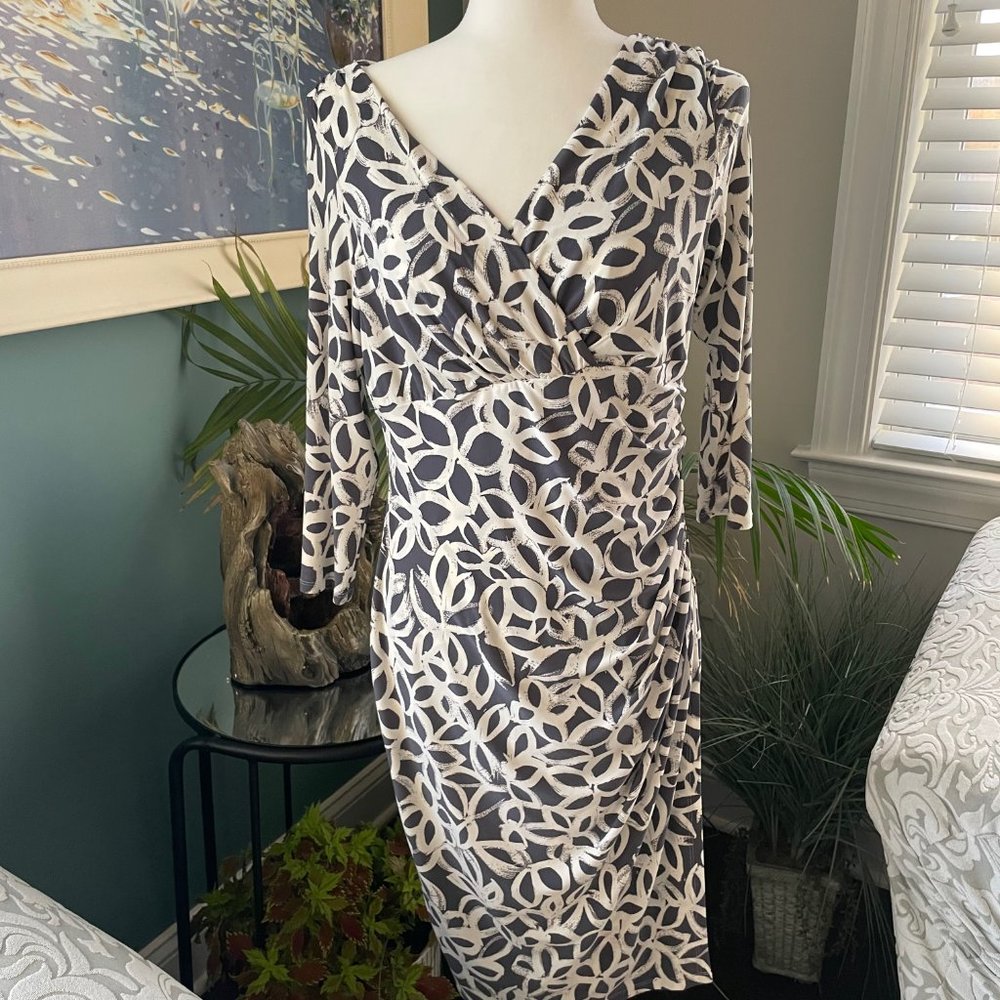 Ralph Lauren Essentials Boat Neck Sheath Dress